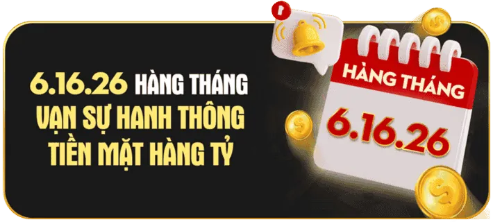 Thưởng sinh nhật và lễ hội đặc biệt tại WCM Casino